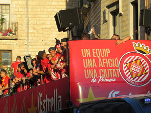 Celebraci&oacute; de l'ascens del Girona FC a primera divisi&oacute;