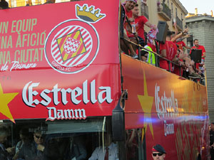 Celebraci&oacute; de l'ascens del Girona FC a primera divisi&oacute;