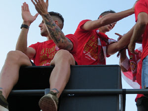 Celebraci&oacute; de l'ascens del Girona FC a primera divisi&oacute;