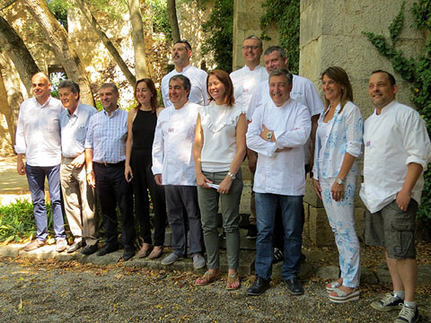 Imatge de grup dels participants en la presentació
