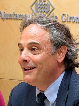 Carles Ribas, regidor de Cultura, durant la presentació