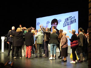 Acte central de campanya de JuntsxCat al Teatre Municipal