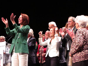 Acte central de campanya de JuntsxCat al Teatre Municipal