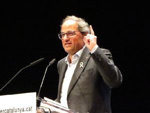 Acte central de campanya de JuntsxCat al Teatre Municipal