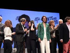 Acte central de campanya de JuntsxCat al Teatre Municipal