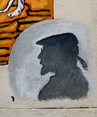 Retrat de Lluís Hereu al mural