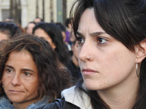 Commemoració del Dia de la Dona 2023 a la plaça de l'U d'octubre de 2017