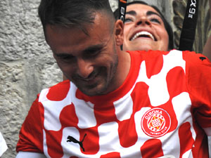 Celebració del Girona FC a la Champions League