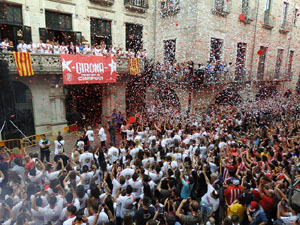 Celebració del Girona FC a la Champions League