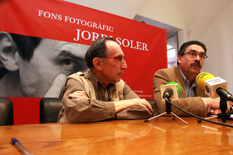 Jordi Soler cedeix el seu fons fotogràfic a l'arxiu d'imatges Emili Massanas de la Diputació de Girona. 2007