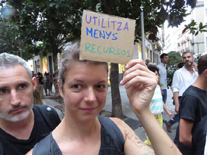 Manifestaci&oacute; contra el canvi clim&agrave;tic organitzada per Fridays for Future i Revoluci&oacute; o Extinci&oacute;
