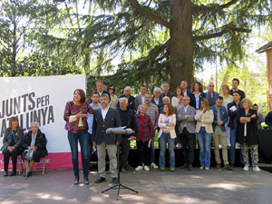Presentació candidats de Junts per Catalunya a les eleccions municipals de Girona