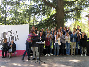 Presentació candidats de Junts per Catalunya a les eleccions municipals de Girona