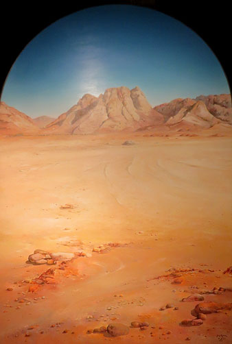 Sinaí, 1997. L'esplanada d'Er-Raha i la muntanya del Sinaí. 300 x 200