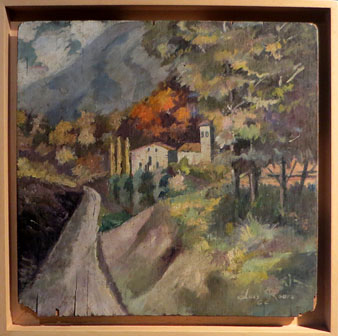 La parròquia de Sant Vicenç de Falgons, 1962, on es veu la influència de Joan de Palau en la resolució del brancatge. 35 x 35
