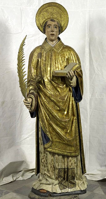 Imatge de Sant Feliu, obra del mestre Joan d'Aragó (segle XVI-XVII)